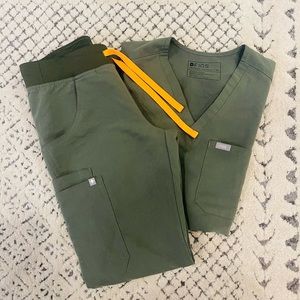 Figs Moss Green Limited Edition Scrubs